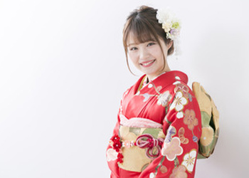 成人式の女性